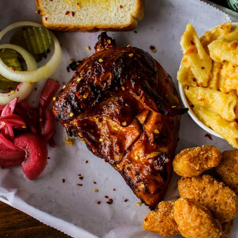 1/4 Smoked Chicken Breast Plate photo