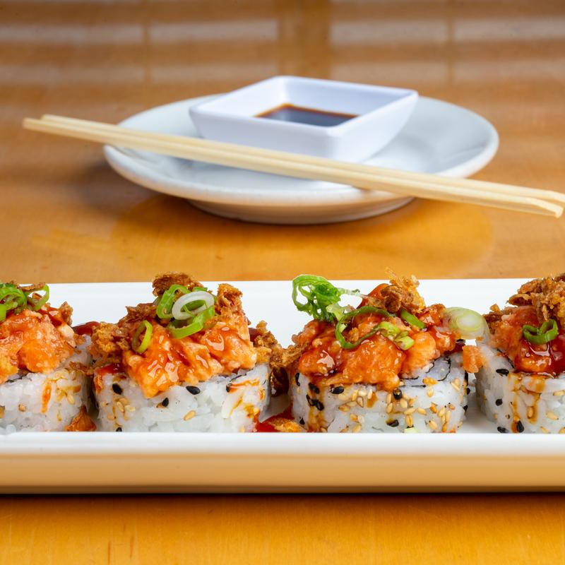 menu item 36 of 46, Salmon Tartare Roll* (S)