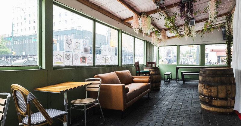 Interior, seating place near window