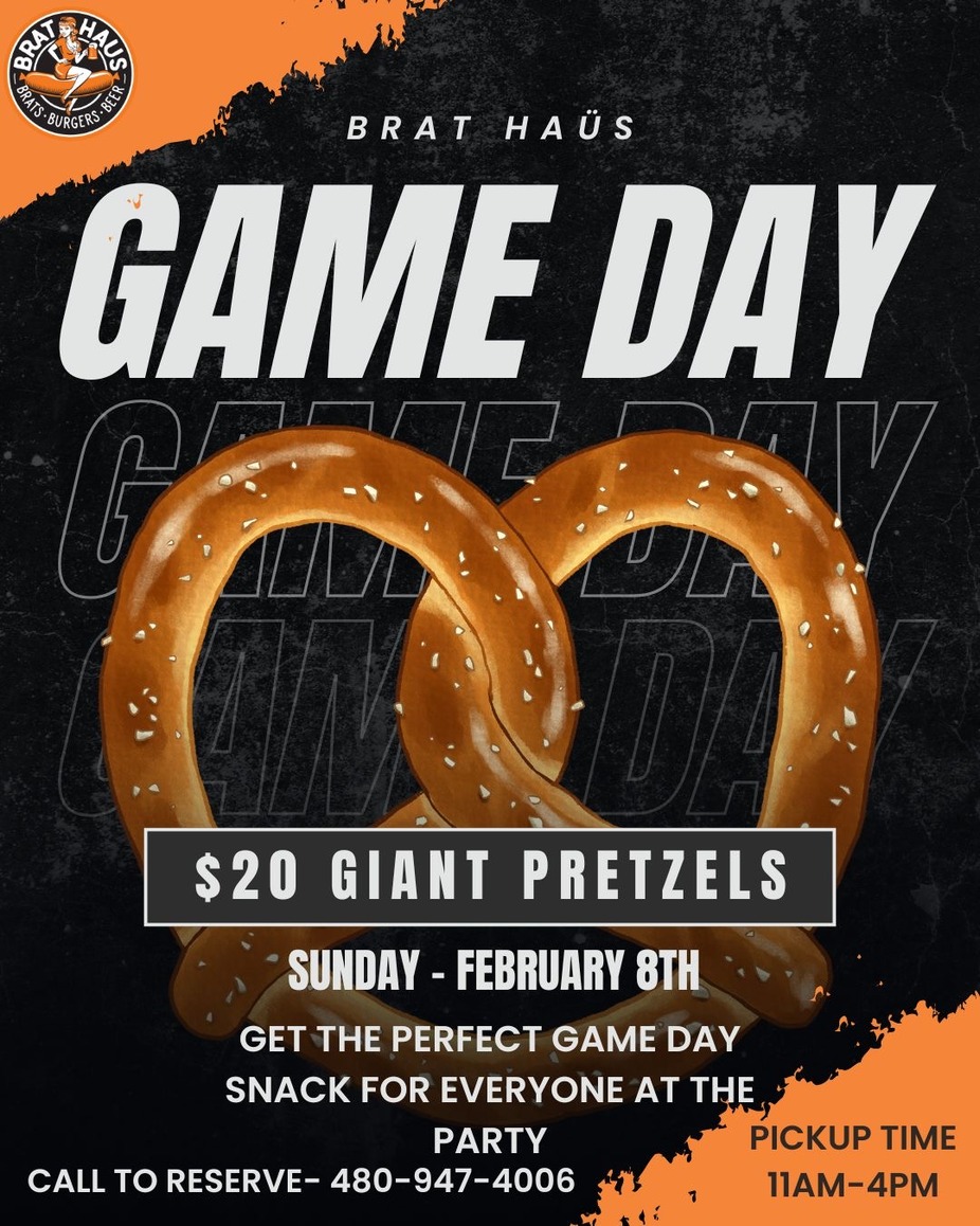 The Big Game Giant Pretzel Special event photo