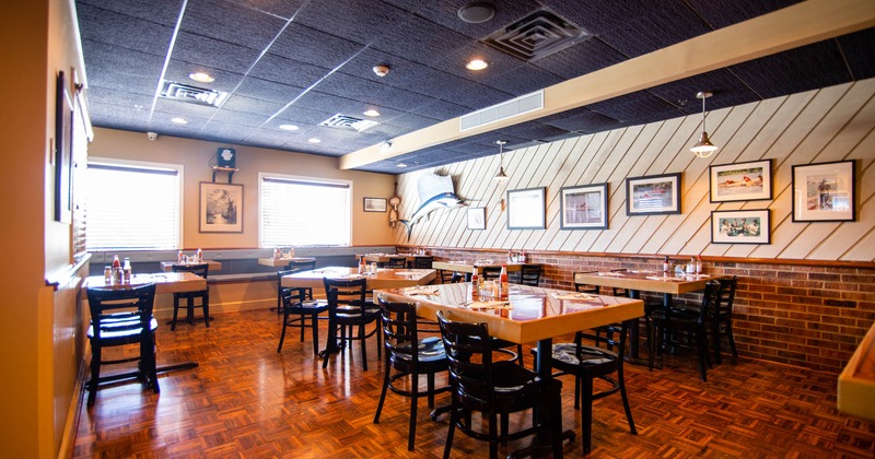 Decorated Interior, tables set