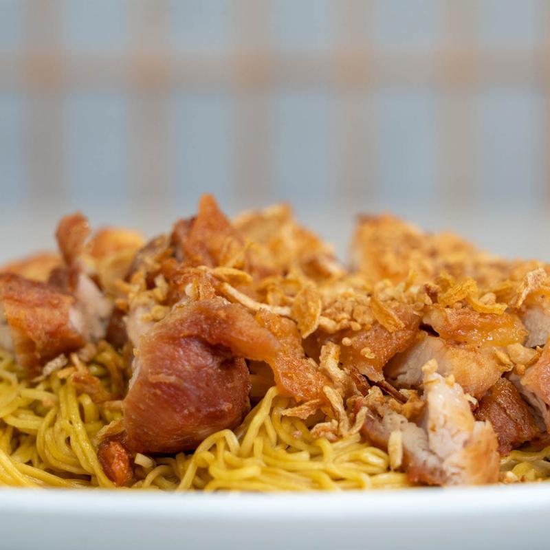 Garlic Chicken with Tossed Noodles photo