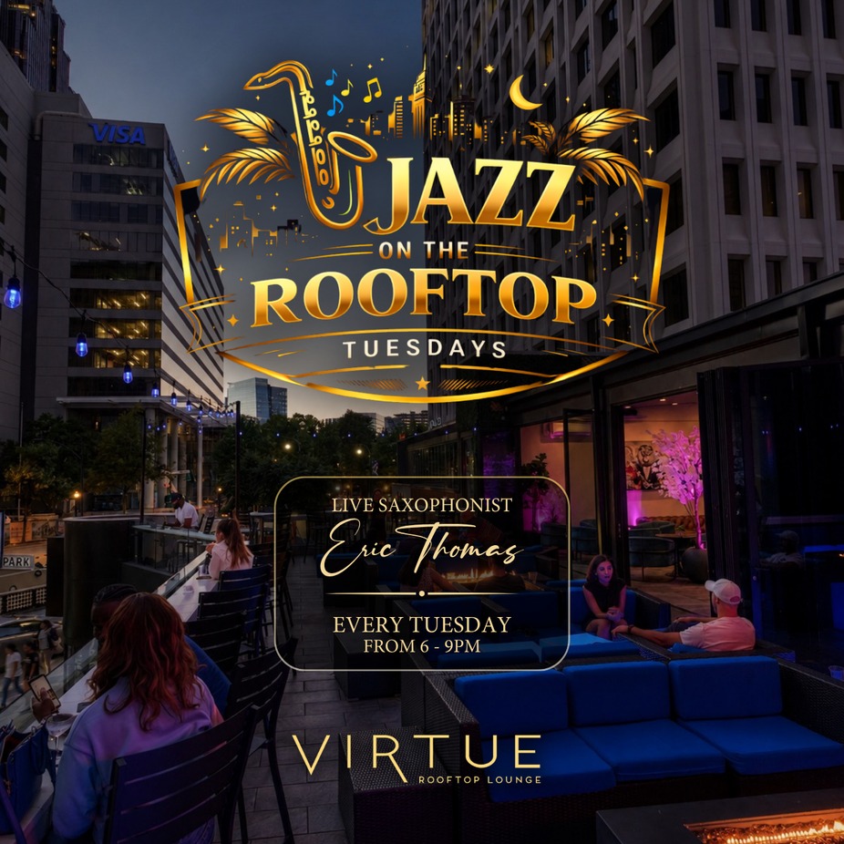 Jazz on the Rooftop at Virtue Rooftop event photo