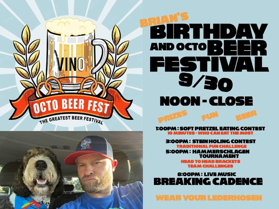 Brian's Birthday and October Beer Festival event photo