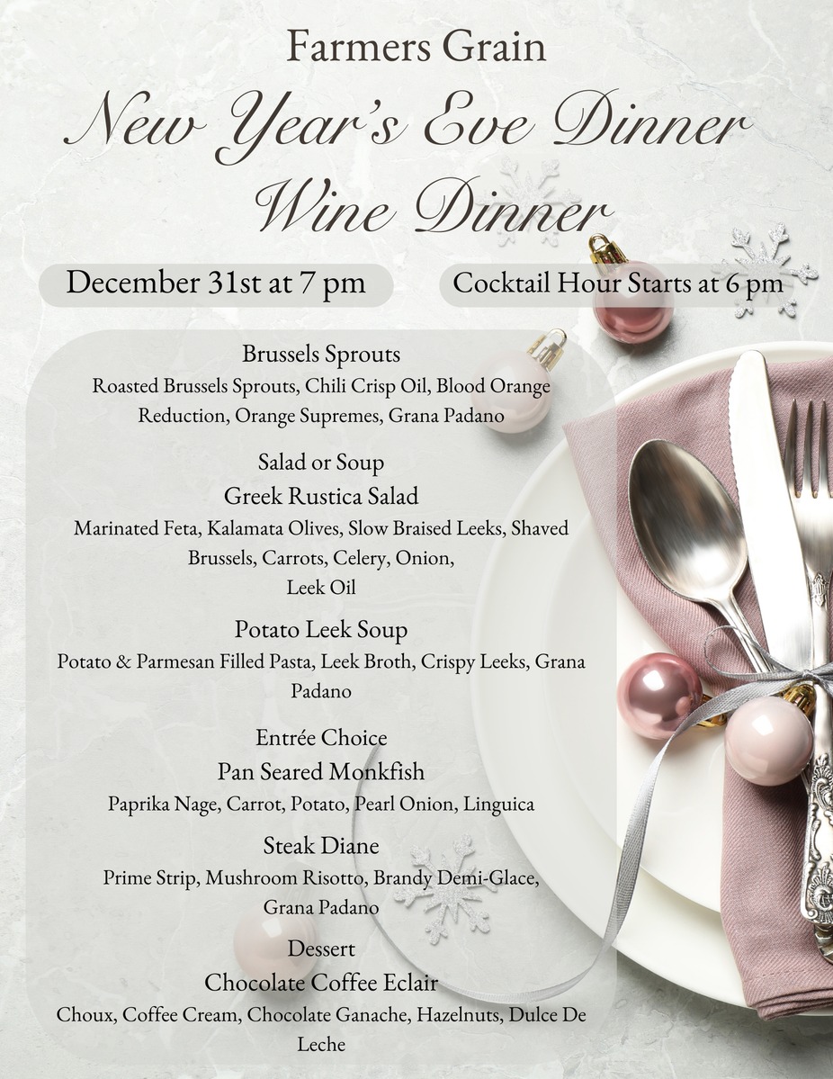 New Years Eve Wine Dinner event photo