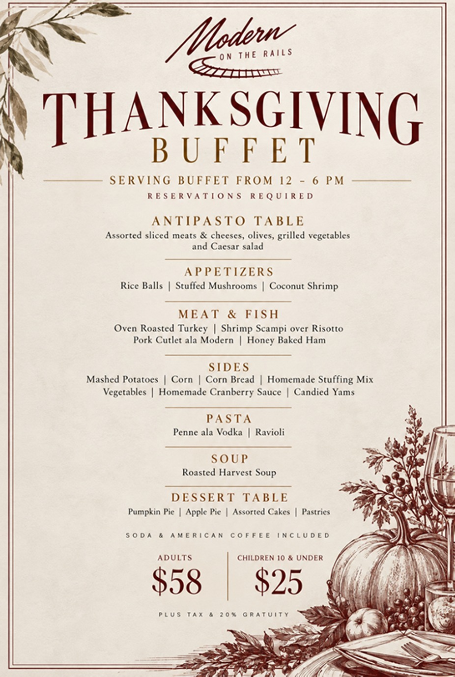Thanksgiving Buffet event photo