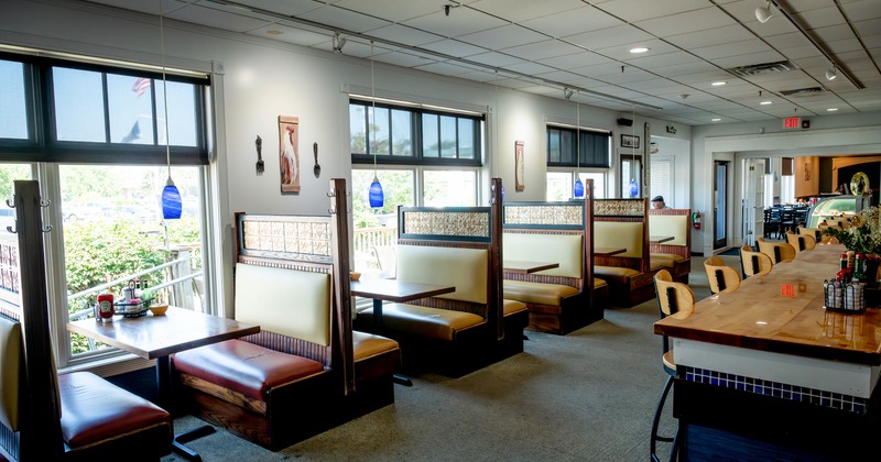 Interuior, diner area, booths