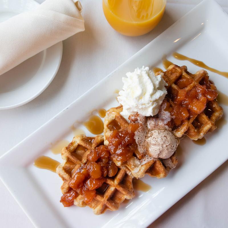 Georgia Peach Waffles photo