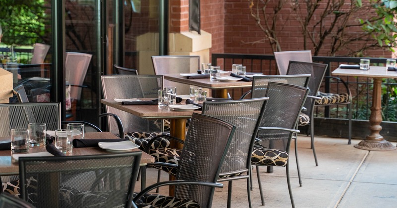 Exterior seating area