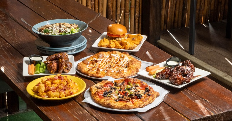 Various food on the table