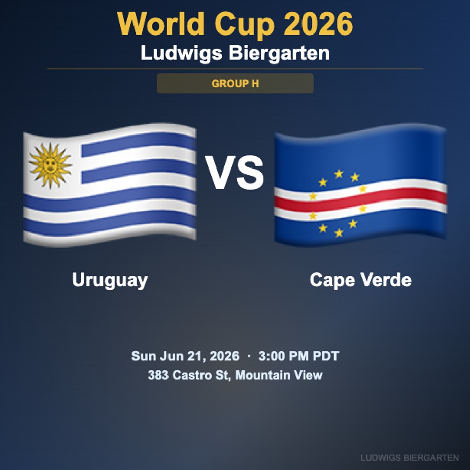 World Cup 2026: Uruguay vs Cape Verde | Group H event photo
