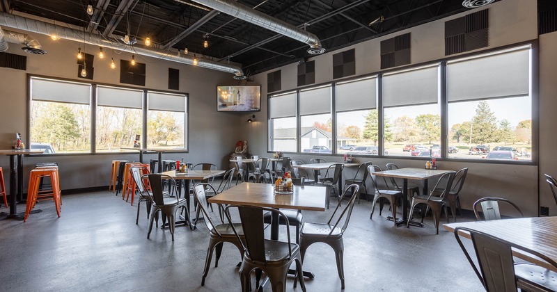 Interior, main seating area