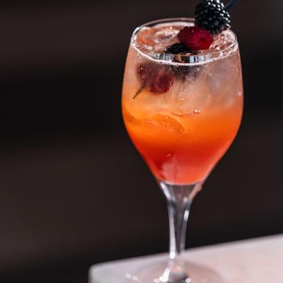 Berry cocktail.