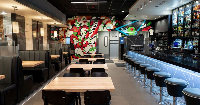 Interior, dining area