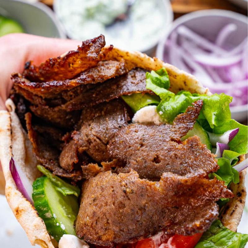 Lamb Gyro, 5 Wings & Fries photo