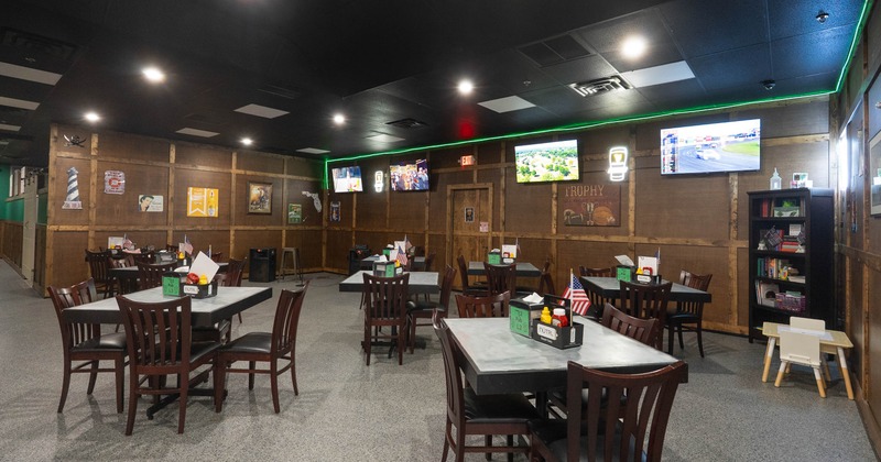 Interior, seating space