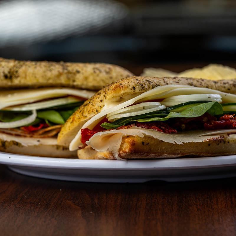 Focaccia Turkey & Mozarella photo