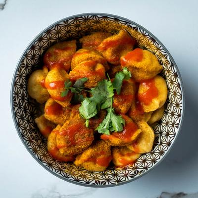 Full Paul's Pelmeni meal.