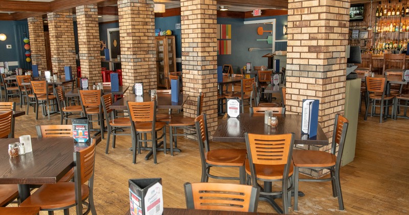 Interior, seating area waiting for the guests