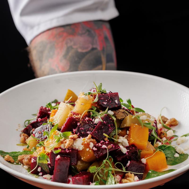 ROASTED BEET & PEAR STARTER photo