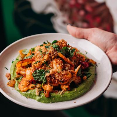 Roasted Cauliflower.