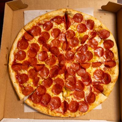Pepperoni pizza.