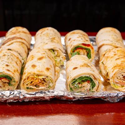 Chicken wraps.