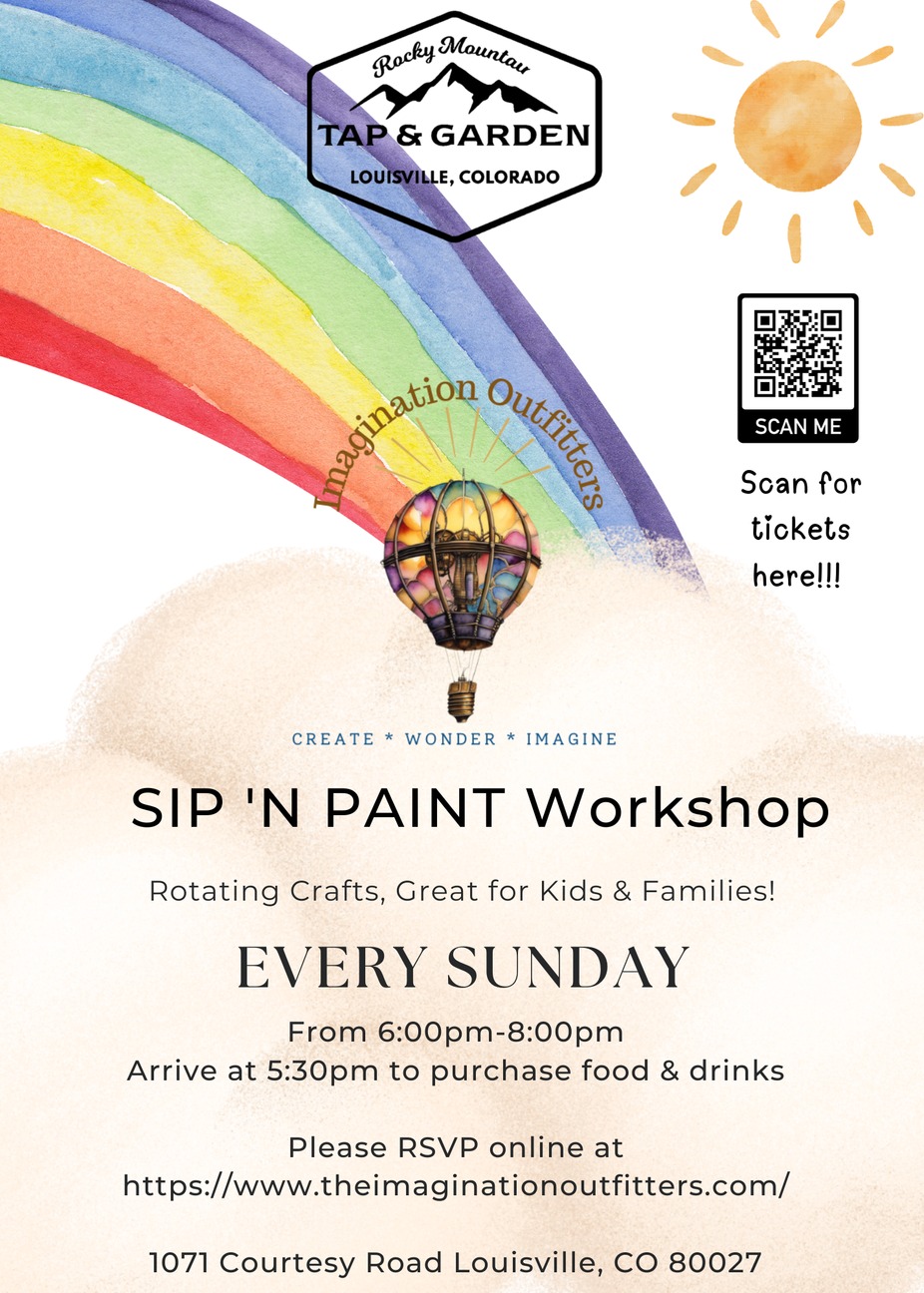 Sunday Paint 'N Sip event photo