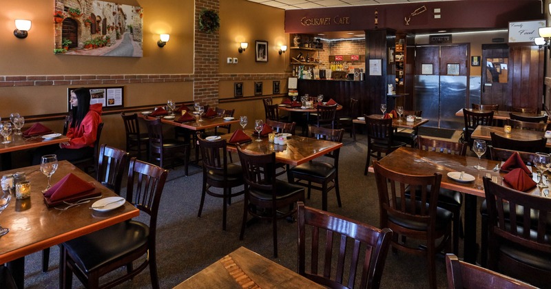 Interior, seating space