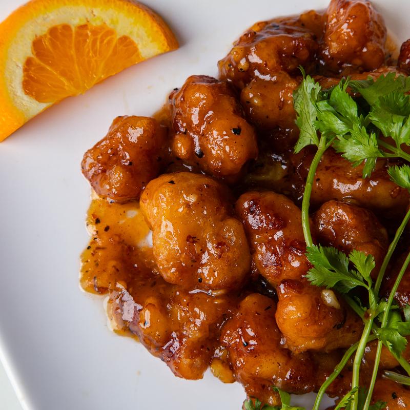 menu item 9 of 9, CS5. Orange Chicken