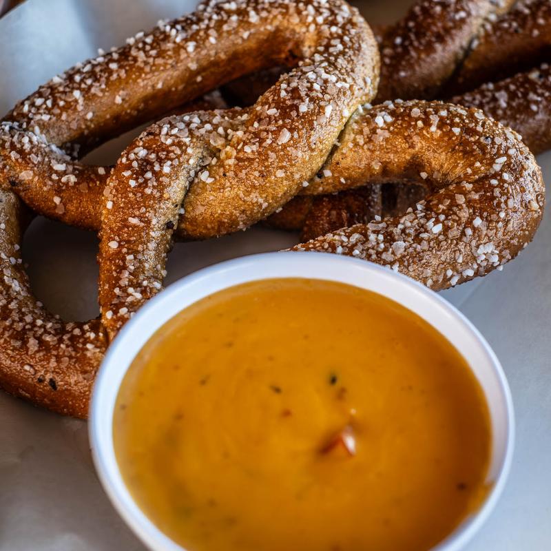 menu item 2 of 9, Pretzels & Cheese