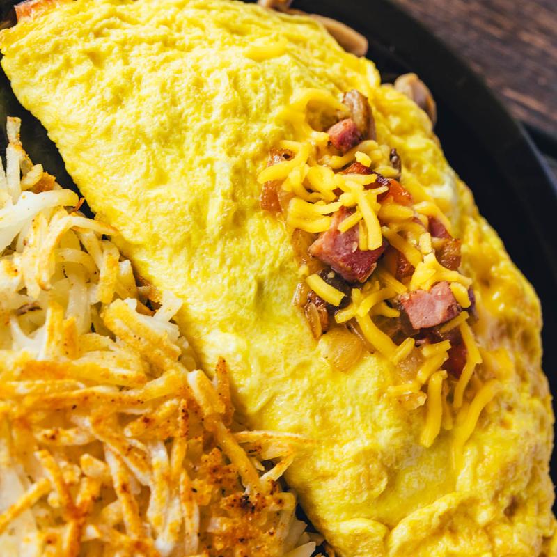 menu item 9 of 9, Build Your Own Omelet