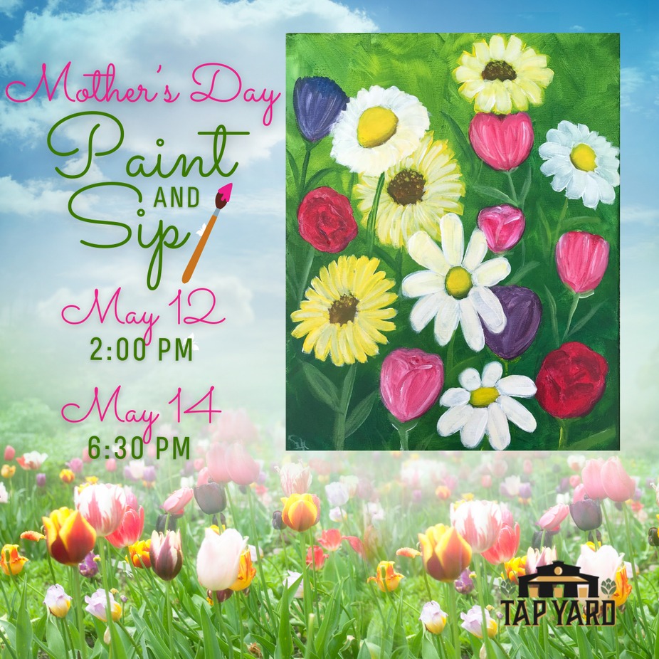 Mother's Day Paint & Sip event photo