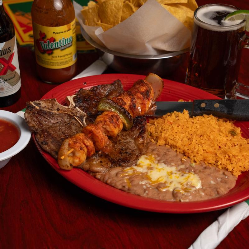 menu item 9 of 10, Steak & Shrimp*