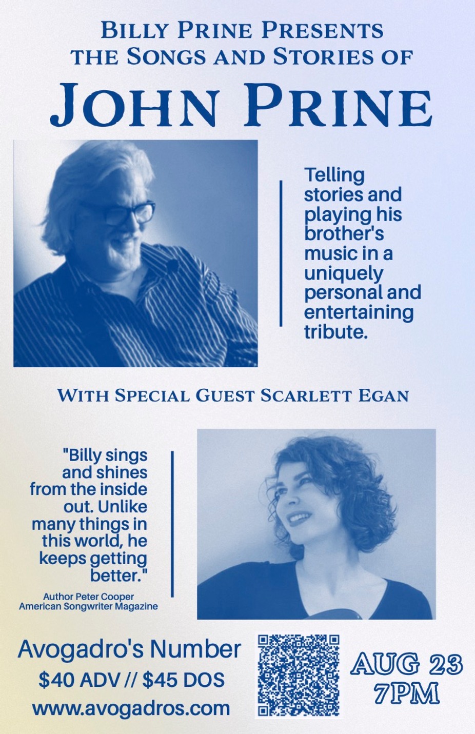 Billy Prine event photo