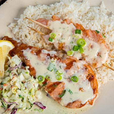Grilled Fish & Shrimp Combo.