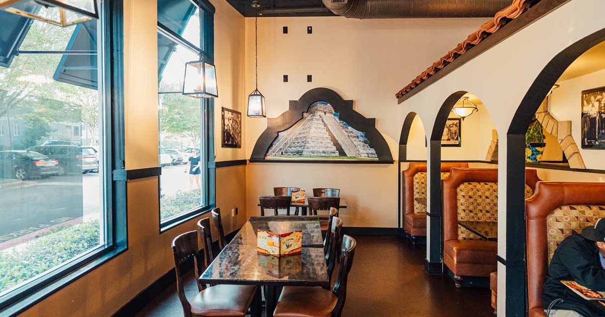 Interior, dining area