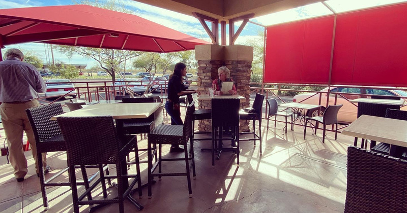 Exterior, covered patio