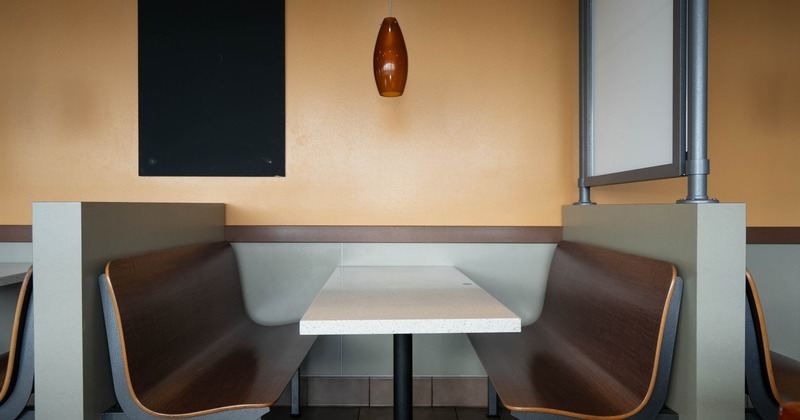 Interior, seating booth