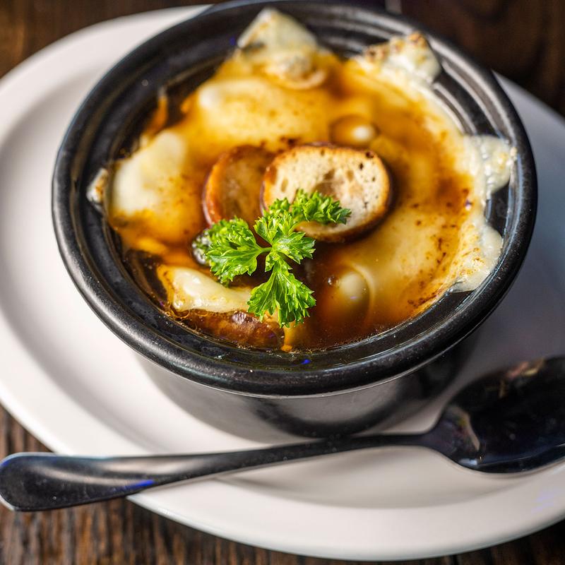Baked French Onion Soup photo