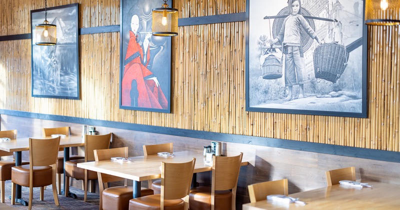 Interior, dining area