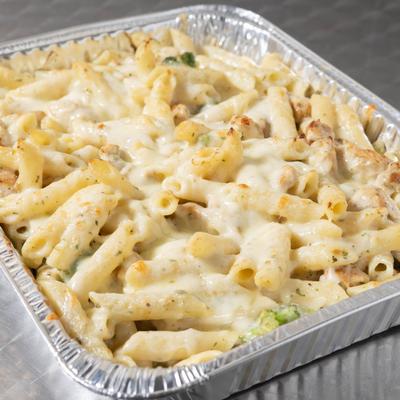 Chicken Broccoli Alfredo Pasta.