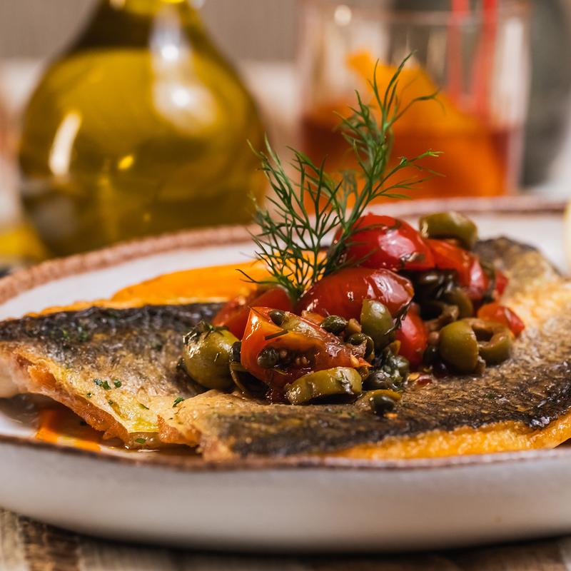 menu item 12 of 13, Fillet of Lavraki