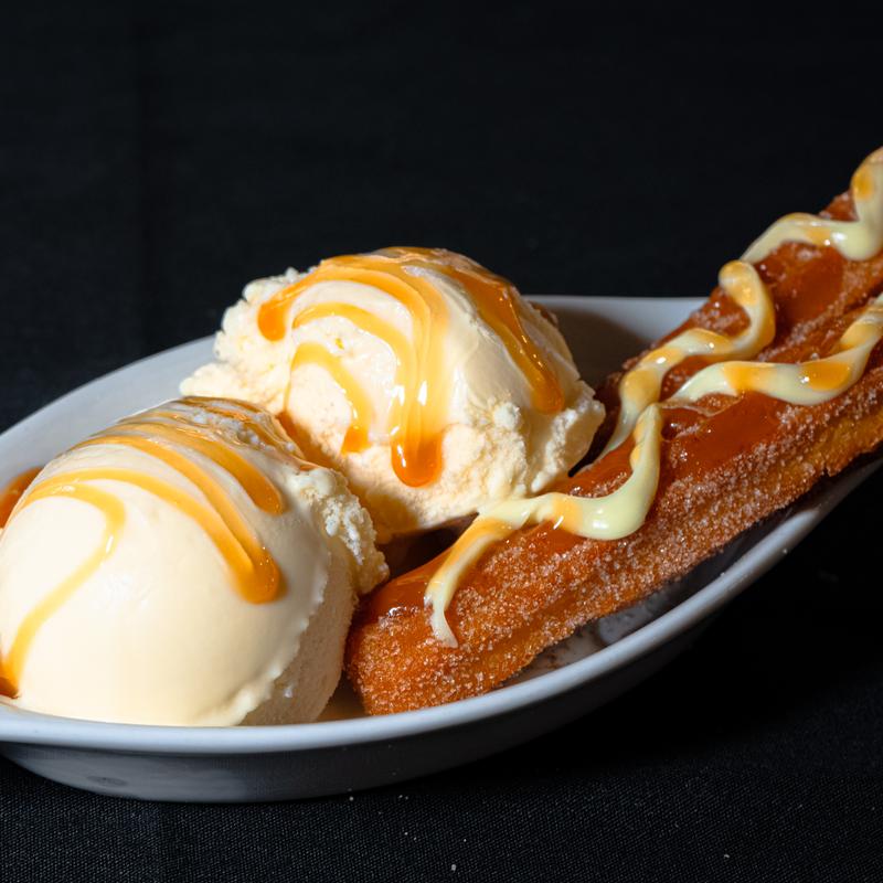 Churros & Vanilla Ice Cream photo