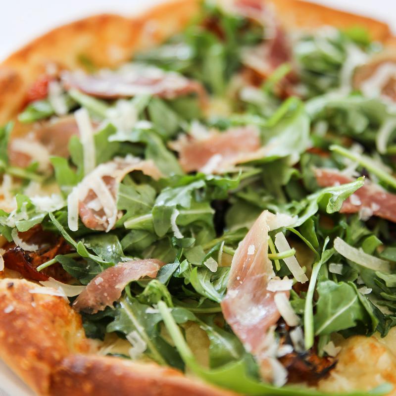 Roasted Tomato Arugula & Prosciutto photo