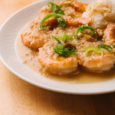 Garlic Shrimp.