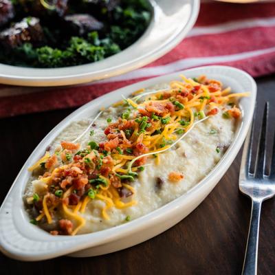 Loaded Mashed Potatoes.