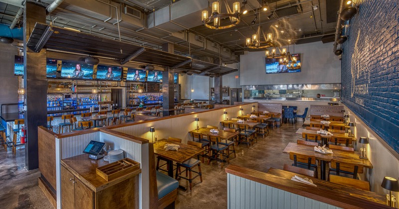 Interior, dining area