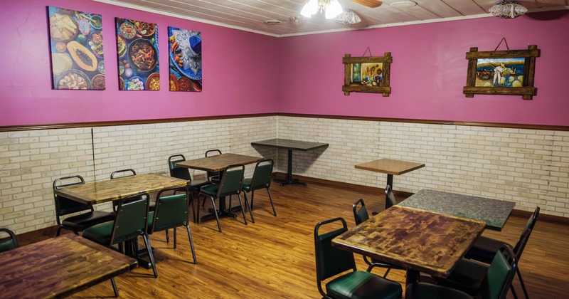 Interior, dining area