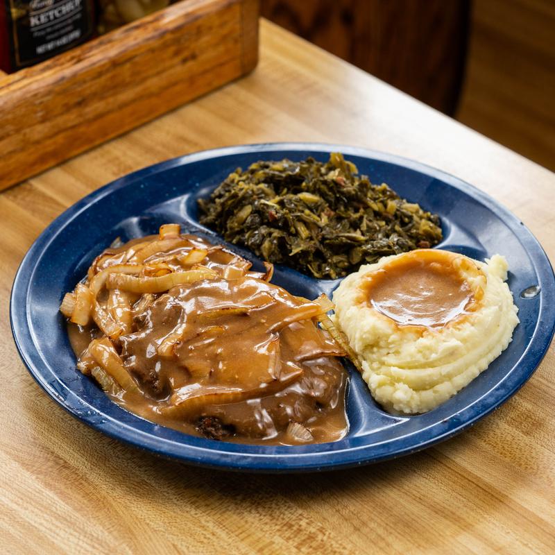 menu item 10 of 22, Hamburger Steak